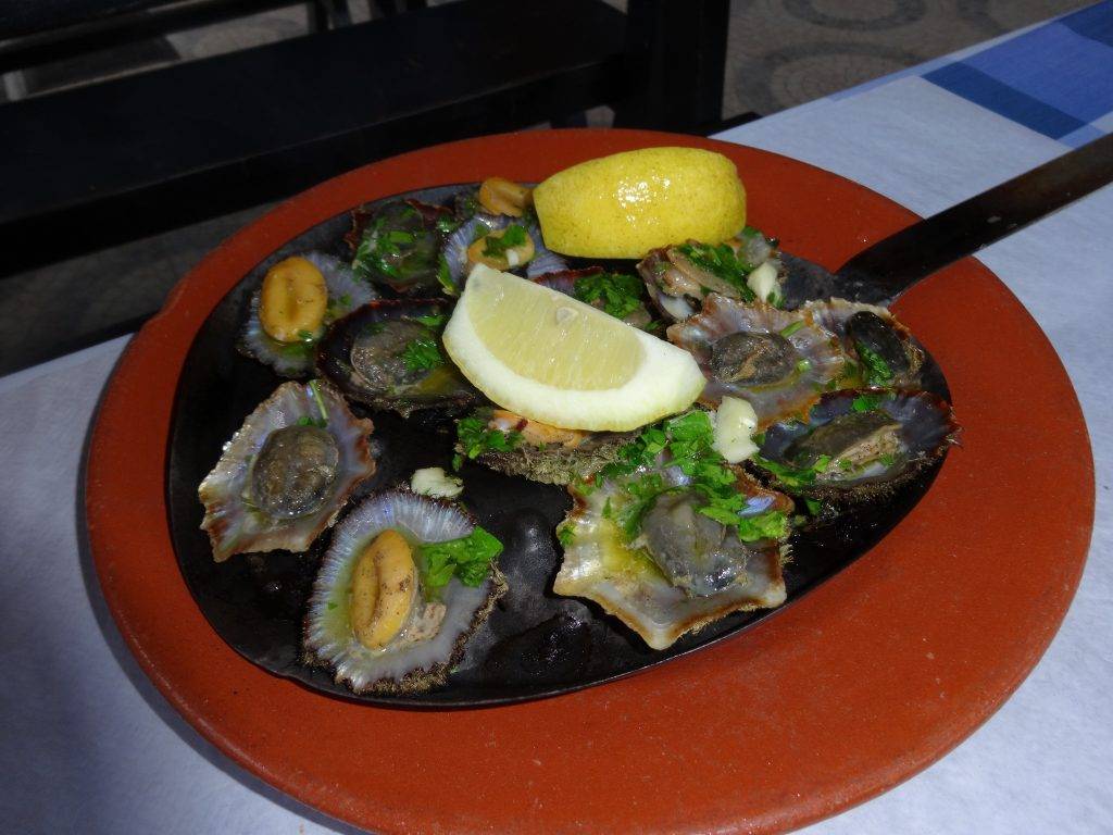 lapas grelhadas madeira