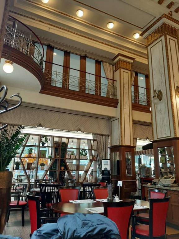 restaurante do hotel Novotel Budapeste Centrum